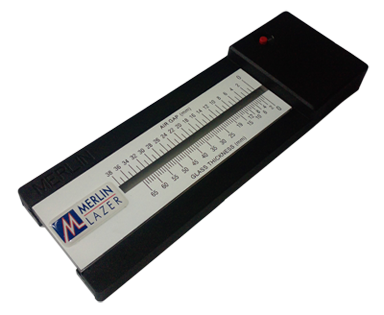 Laser Merlin Gauge para medir espessuras Vidro.