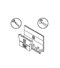 Kit cunha + calço (6+6) para calha Safeglass Pro 14366