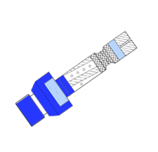 Fresa Tripla D.12 vidro de 10mm
